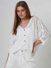 Load image into Gallery viewer, Embroidered Lace Cardigan