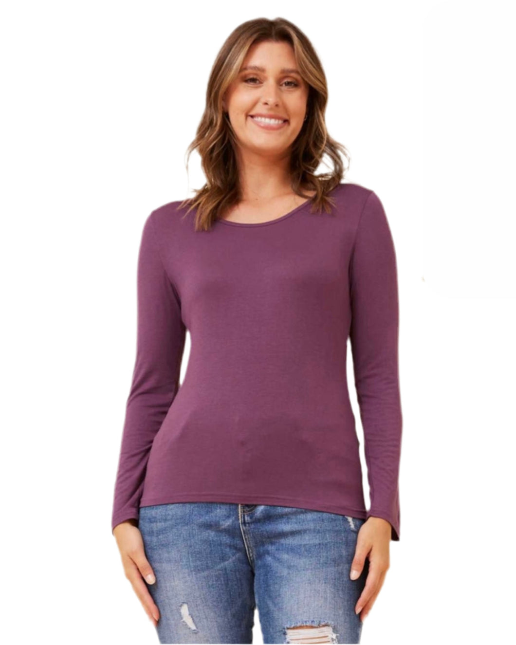 Basic Top - Aubergine