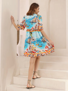 Talia Iris Dress