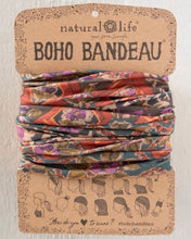 Load image into Gallery viewer, Boho Bandeau - Brown Tuscany Border