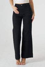 Load image into Gallery viewer, Wide Leg Denim Jeans - Black