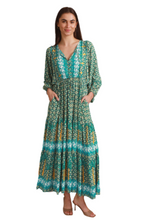 Load image into Gallery viewer, Greta Green Midi Dress