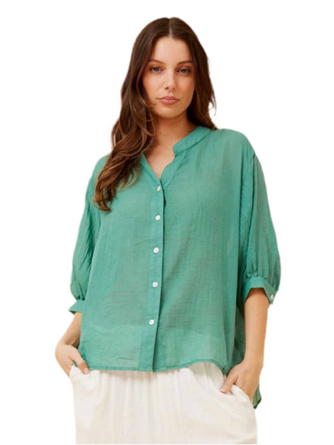 Belinda Shirt - Gumleaf