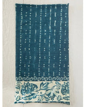 Load image into Gallery viewer, Boho Bandeau - Indigo Shibori Stripe