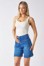 Load image into Gallery viewer, Denim Shorts - Dark Denim