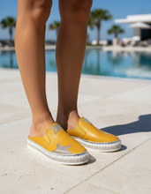 Load image into Gallery viewer, Lav-Ish Slides with Star - Mustard