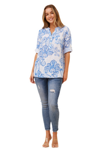 Rosetta Print Top