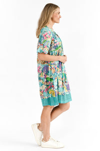 Hannah Boho Tunic - Turquoise