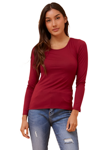 Basic Top - Burgandy