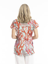 Load image into Gallery viewer, Kayla Cotton Blouse - Downunder Aqua