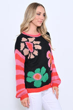 Load image into Gallery viewer, Floral Jumper - Black