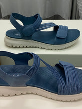 Load image into Gallery viewer, Flat Elastic Strap Sandals - Blue