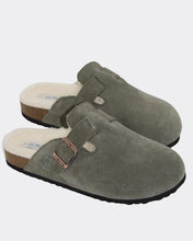 Load image into Gallery viewer, Lego Mule - Vintage Green Suede
