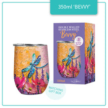 Load image into Gallery viewer, 350ml Bevvy - Playful Dragonflies