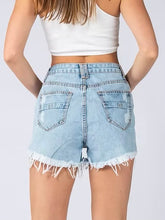 Load image into Gallery viewer, Distressed Denim Shorts