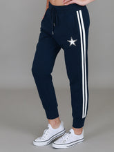 Load image into Gallery viewer, Gerry | Women's Superstar Stripe Tapered Sweatpants – French Terry - Ink