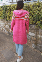 Load image into Gallery viewer, Hooded Knit Cardigan With Pockets