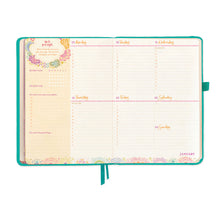 Load image into Gallery viewer, 2026 Diary Planner | Turquoise Twist | Year to Ignite Your Light