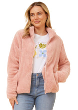 Load image into Gallery viewer, Faux Fur Jacket (Plus) - Blush