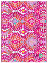 Load image into Gallery viewer, Tea Towel - Kelim Pink