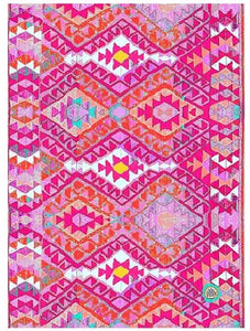 Tea Towel - Kelim Pink