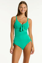 Load image into Gallery viewer, Evergreen Essentials Edit Tie Front DD/E Tankini