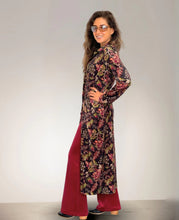 Load image into Gallery viewer, Ruby Velour Vintage Dress