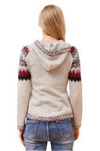 Load image into Gallery viewer, Argen Jacquard Print Knit Jumper - Grey