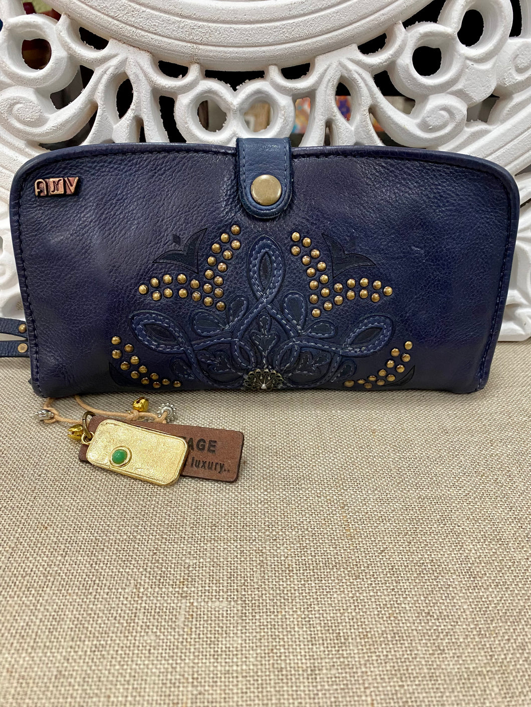 Asher Wallet - Navy