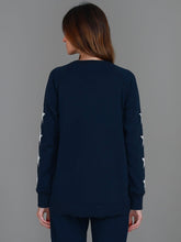 Load image into Gallery viewer, Kate | Women's Graphic Sweatshirt – Cotton French Terry - Ink