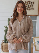 Load image into Gallery viewer, Sahara Pintuck Blouse
