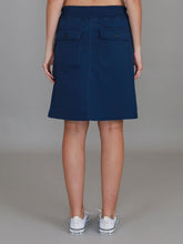 Load image into Gallery viewer, Pisces Women's Drawstring Chino Skirt - Navy