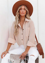 Load image into Gallery viewer, Corduroy Shacket - Beige