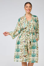 Load image into Gallery viewer, Dressing Gown/Robe - Peacock  Print