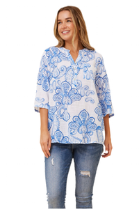 Rosetta Print Top