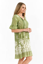 Load image into Gallery viewer, Hannah Boho Tunic - Trop Border Olive
