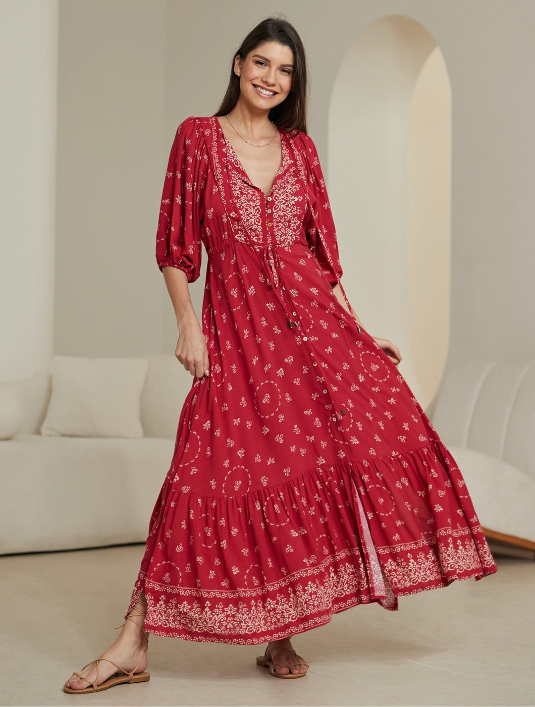 Zara Maxi Dress - Imogen Print