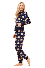 Load image into Gallery viewer, Printed Plush Pyjama Set