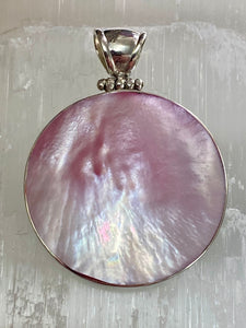 Two Sided Oceania Sterling Silver Pendant