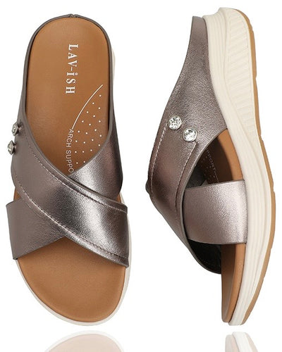 Jenny Sandals - Pewter