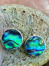 Load image into Gallery viewer, Two Sided 15mm Drop Earrings - Paua/Pink Mother of Pearl
