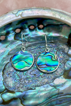 Load image into Gallery viewer, Two Sided 15mm Drop Earrings - Paua/Pink Mother of Pearl