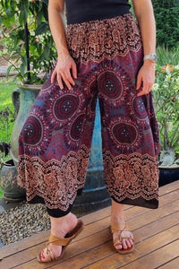 Flared Pants - Dark Purple