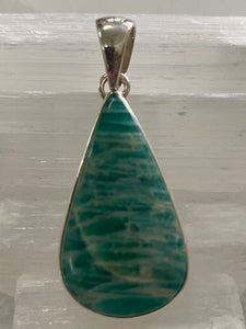 Amazonite Silver Penant