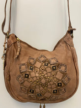 Load image into Gallery viewer, Carrera Zip Round Bag - Taupe
