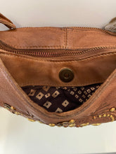 Load image into Gallery viewer, Lacey Zip Round Hobo - Oak