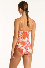 Load image into Gallery viewer, Daisyfield Tie Front DD/E One Piece