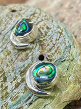 Load image into Gallery viewer, New Moon Stud Earrings - Paua Shell