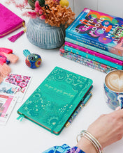 Load image into Gallery viewer, 2026 Diary Planner | Turquoise Twist | Year to Ignite Your Light