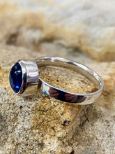 Load image into Gallery viewer, Sterling Silver Oval Ring - Kyanite